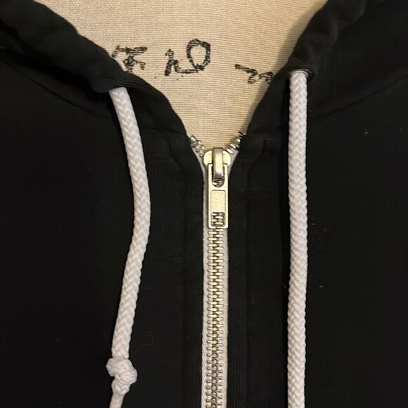 Nipsy Hussle Marathon Black Zipper Closure Hoodie Pockets Sweatshirt Casual - Picture 7 of 12